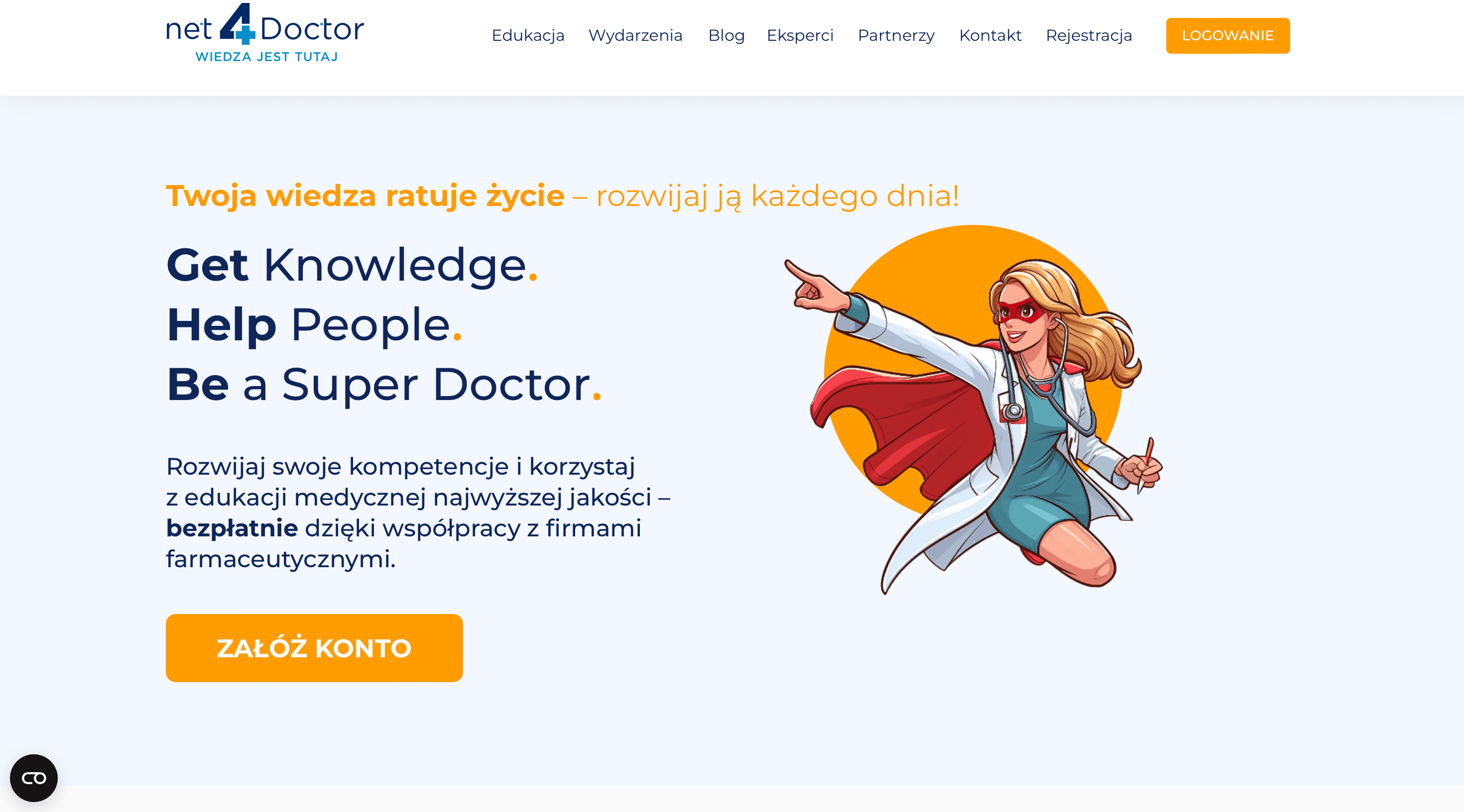 Platforma Net4Doctor - strona główna